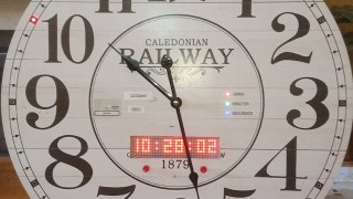 Reloj Maqueta · con Arduino Nano, DS3231, MAX7219, WS2812B y DHT22