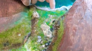Curso sobre elaboración de agua en maquetas y dioramas, 2ª clase.