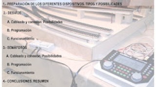 Curso sobre la maqueta digital i. decoders para dsipositivos; desvíos y semáforos